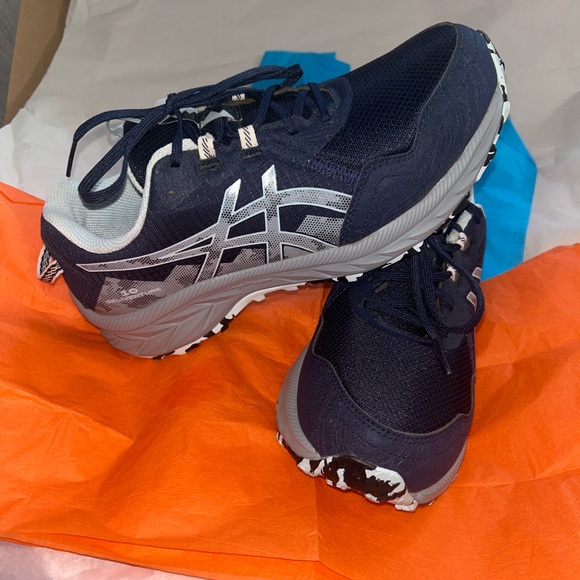 ASICS Women’s Gel-Venture 10 Trail Running Shoes Navy, Size 10 - Picture 2 of 8
